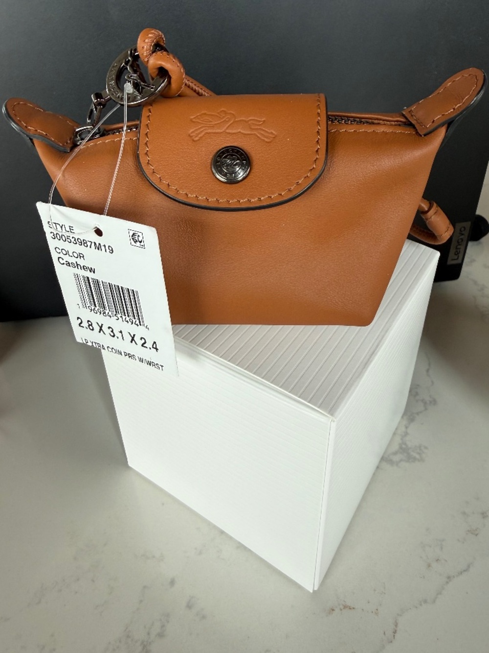Longchamp Le Pliage XTRA Mini Coin Purse in Cashew